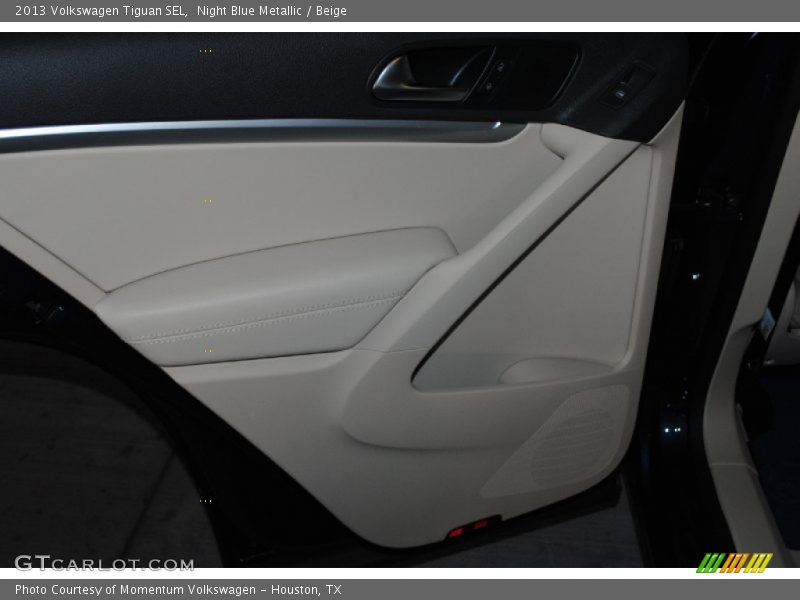 Night Blue Metallic / Beige 2013 Volkswagen Tiguan SEL