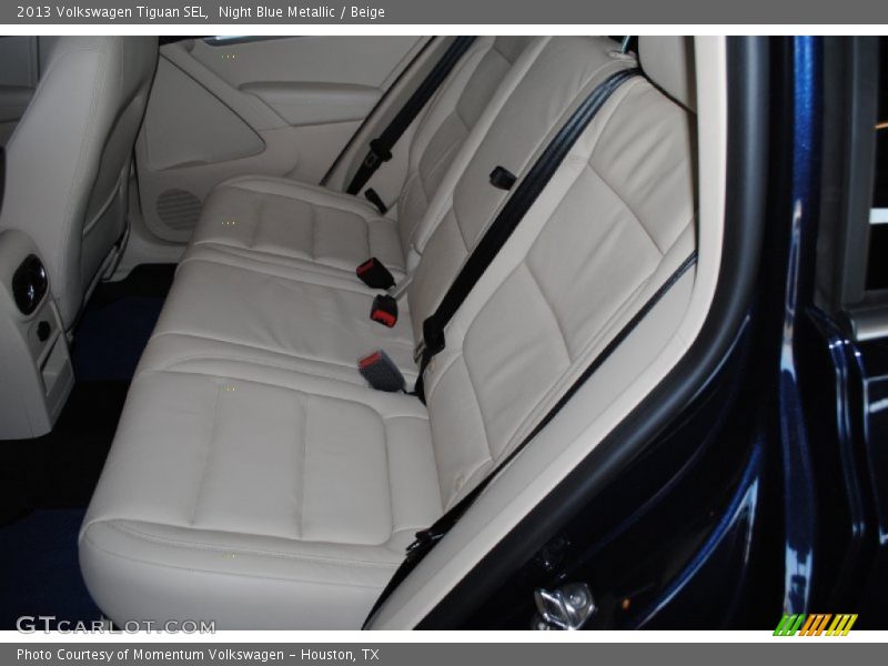 Night Blue Metallic / Beige 2013 Volkswagen Tiguan SEL