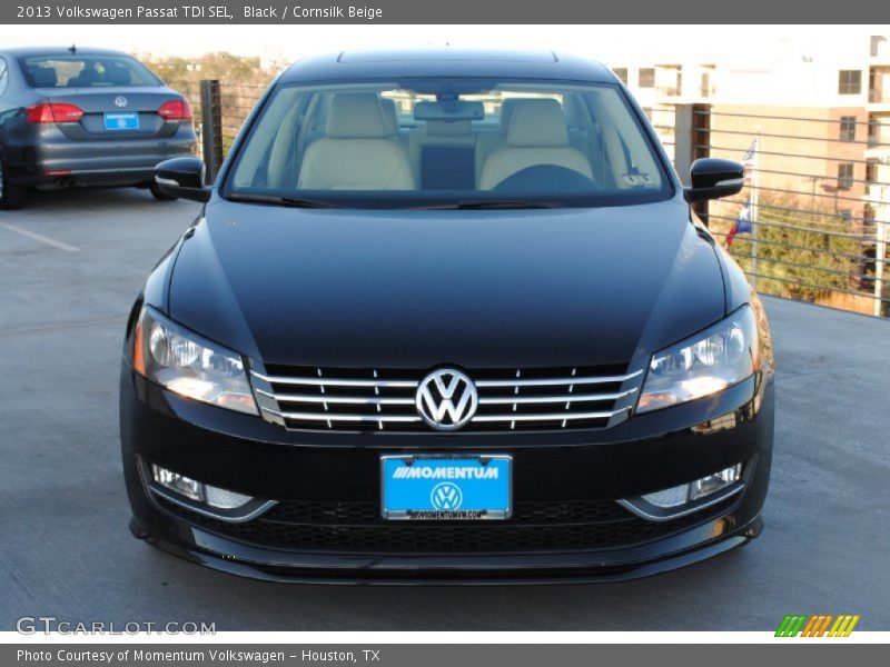 Black / Cornsilk Beige 2013 Volkswagen Passat TDI SEL