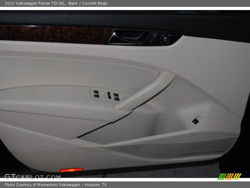 Black / Cornsilk Beige 2013 Volkswagen Passat TDI SEL