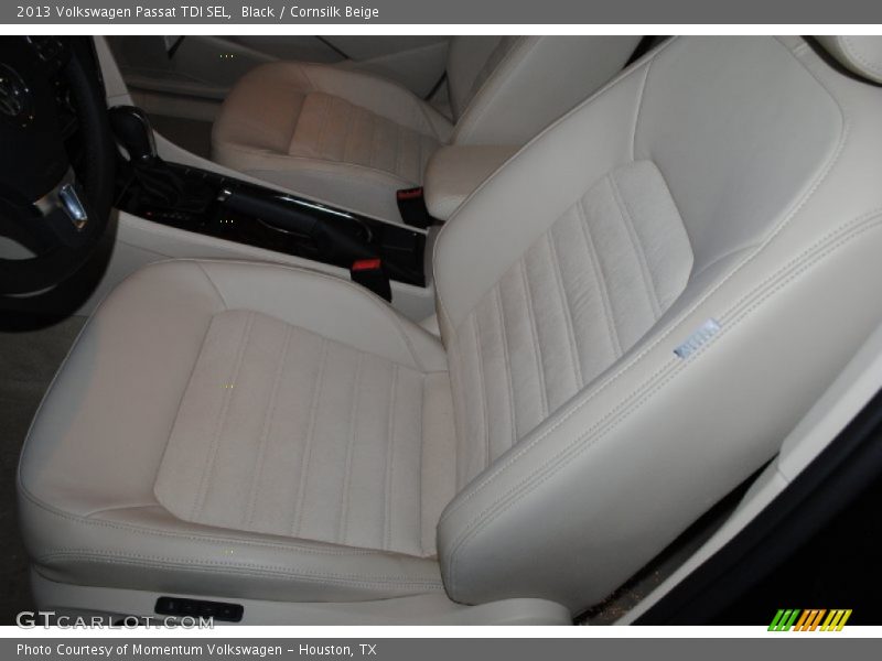 Black / Cornsilk Beige 2013 Volkswagen Passat TDI SEL