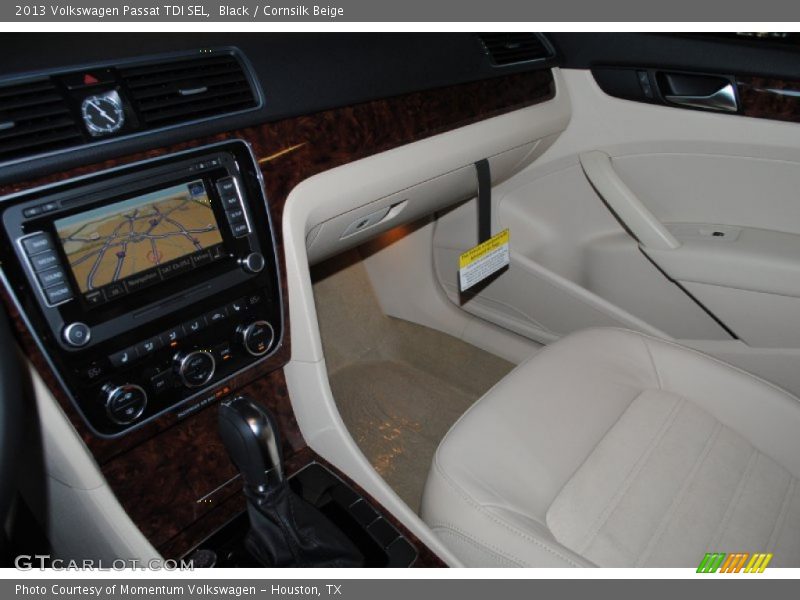 Black / Cornsilk Beige 2013 Volkswagen Passat TDI SEL