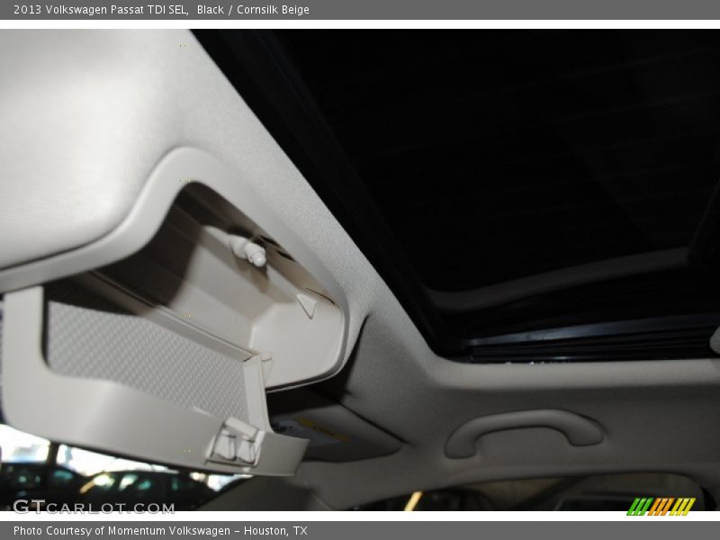 Black / Cornsilk Beige 2013 Volkswagen Passat TDI SEL