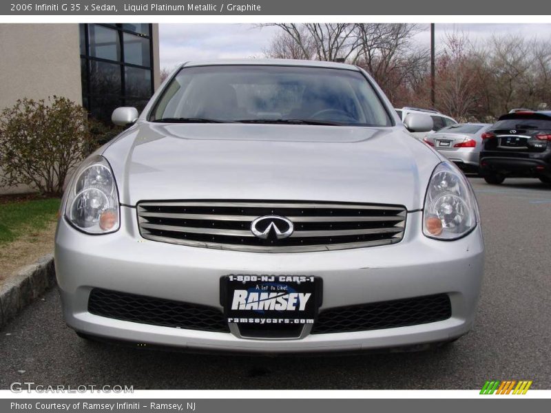 Liquid Platinum Metallic / Graphite 2006 Infiniti G 35 x Sedan