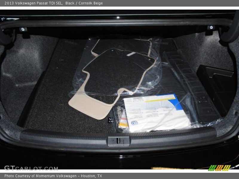 Black / Cornsilk Beige 2013 Volkswagen Passat TDI SEL