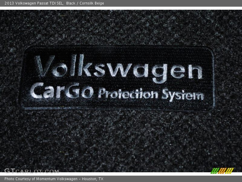 Black / Cornsilk Beige 2013 Volkswagen Passat TDI SEL