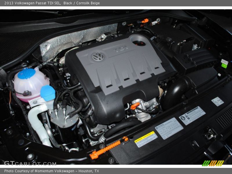 Black / Cornsilk Beige 2013 Volkswagen Passat TDI SEL
