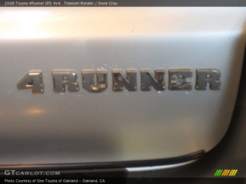 Titanium Metallic / Stone Gray 2008 Toyota 4Runner SR5 4x4