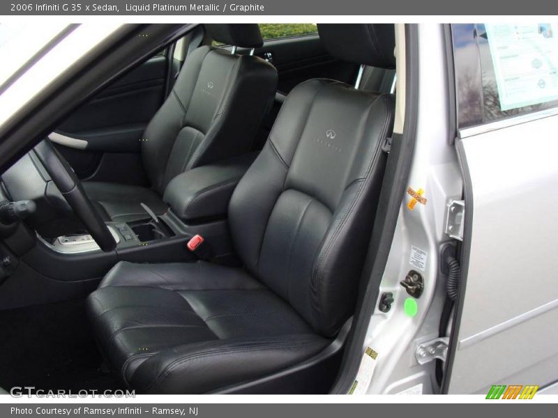 Liquid Platinum Metallic / Graphite 2006 Infiniti G 35 x Sedan