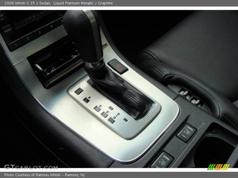 Liquid Platinum Metallic / Graphite 2006 Infiniti G 35 x Sedan