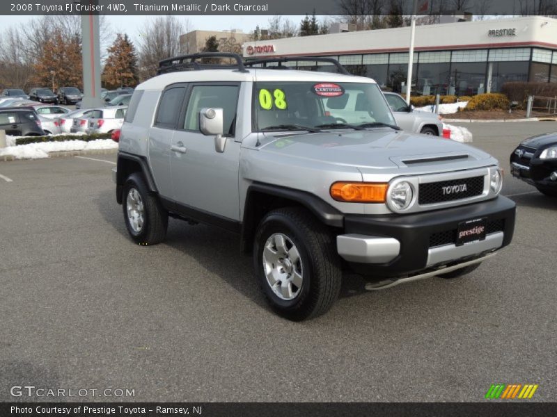 Titanium Metallic / Dark Charcoal 2008 Toyota FJ Cruiser 4WD