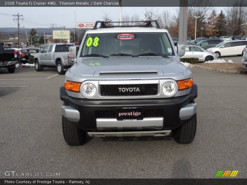 Titanium Metallic / Dark Charcoal 2008 Toyota FJ Cruiser 4WD