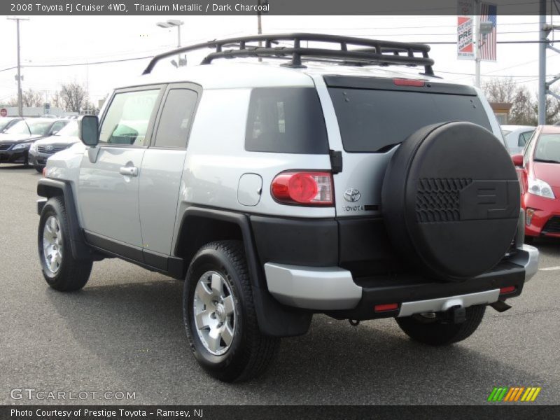 Titanium Metallic / Dark Charcoal 2008 Toyota FJ Cruiser 4WD