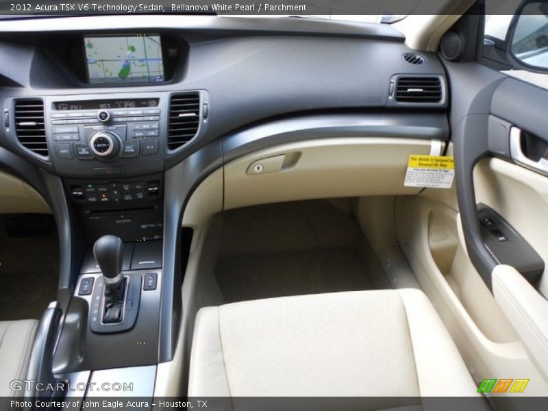 Dashboard of 2012 TSX V6 Technology Sedan