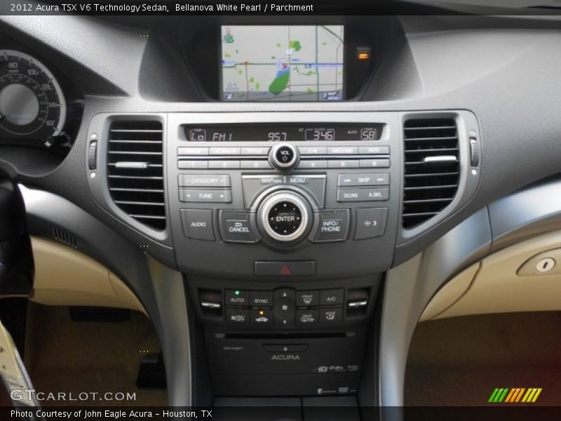 Controls of 2012 TSX V6 Technology Sedan