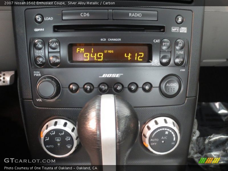 Silver Alloy Metallic / Carbon 2007 Nissan 350Z Enthusiast Coupe