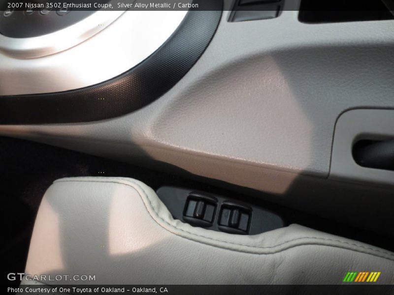 Silver Alloy Metallic / Carbon 2007 Nissan 350Z Enthusiast Coupe
