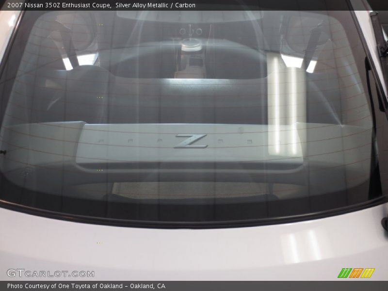 Silver Alloy Metallic / Carbon 2007 Nissan 350Z Enthusiast Coupe