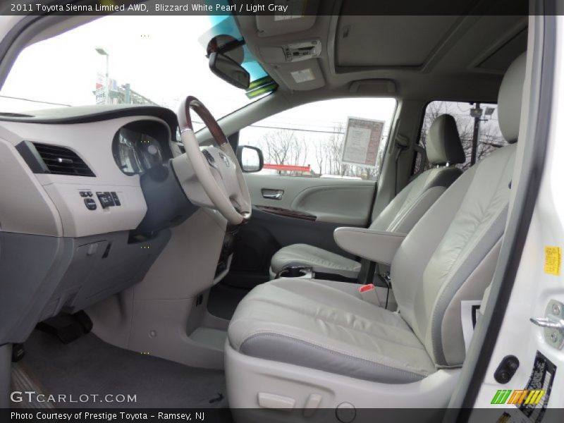  2011 Sienna Limited AWD Light Gray Interior