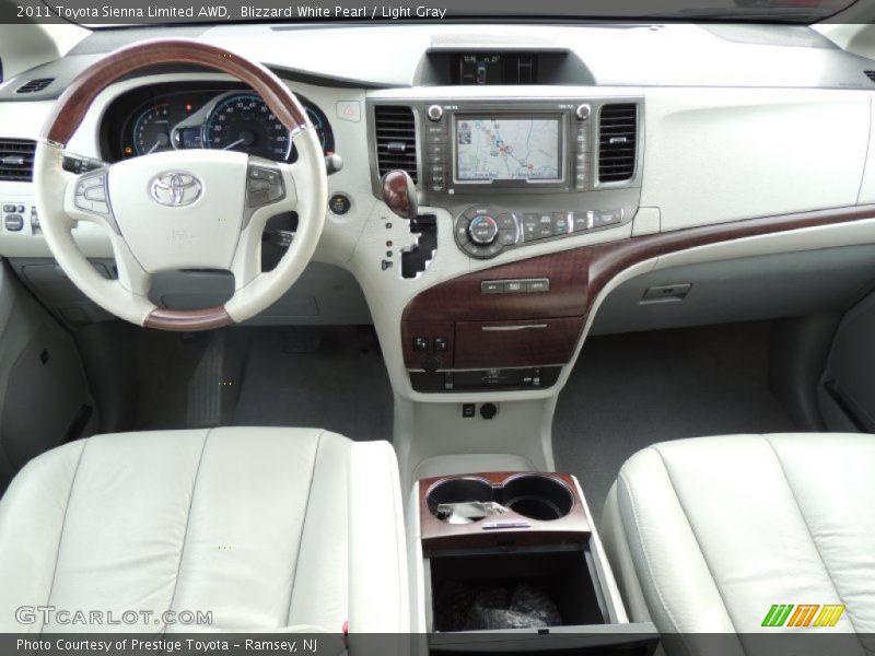 Dashboard of 2011 Sienna Limited AWD