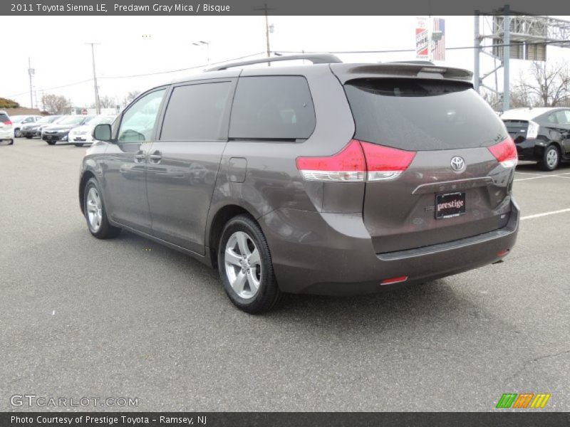 Predawn Gray Mica / Bisque 2011 Toyota Sienna LE
