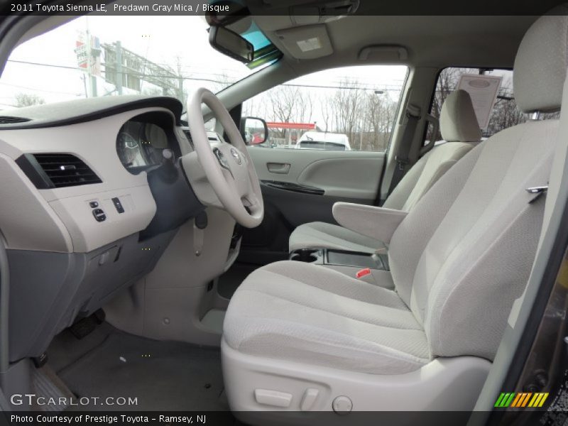 Predawn Gray Mica / Bisque 2011 Toyota Sienna LE