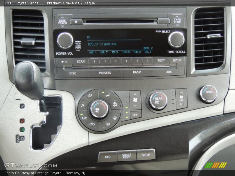 Predawn Gray Mica / Bisque 2011 Toyota Sienna LE