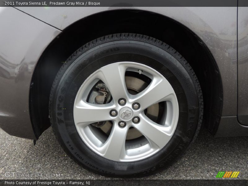 Predawn Gray Mica / Bisque 2011 Toyota Sienna LE