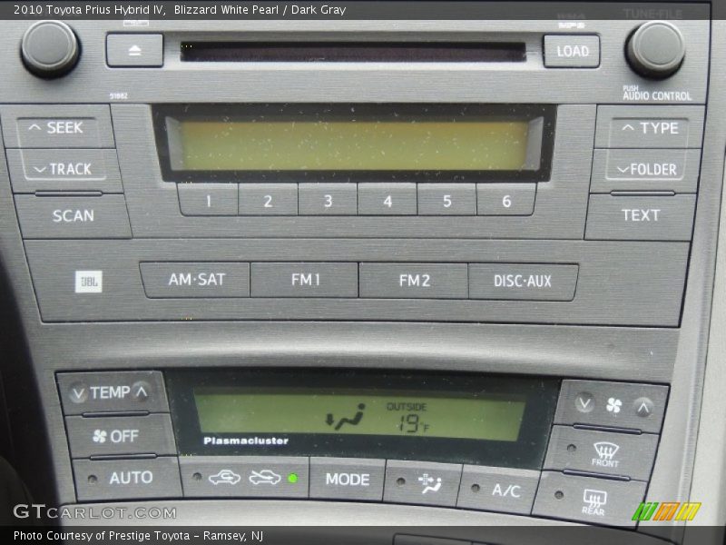 Blizzard White Pearl / Dark Gray 2010 Toyota Prius Hybrid IV