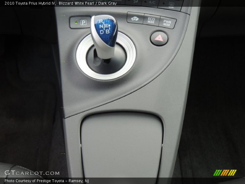 Blizzard White Pearl / Dark Gray 2010 Toyota Prius Hybrid IV