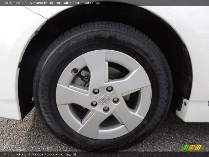 Blizzard White Pearl / Dark Gray 2010 Toyota Prius Hybrid IV