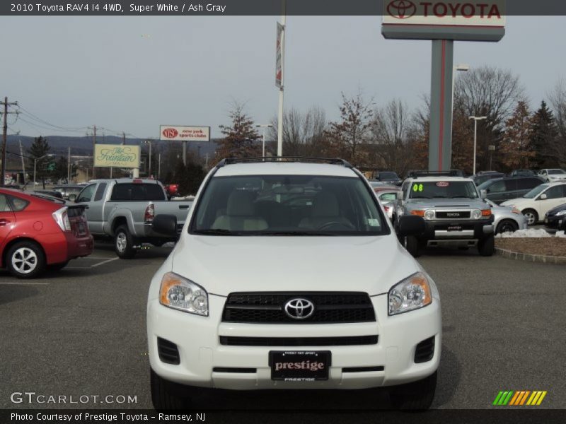 Super White / Ash Gray 2010 Toyota RAV4 I4 4WD