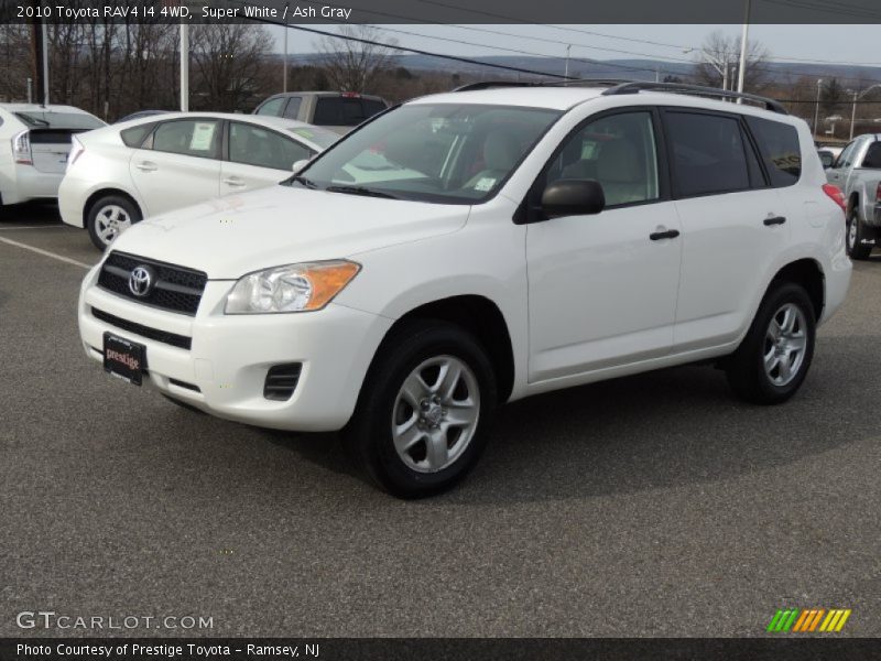 Super White / Ash Gray 2010 Toyota RAV4 I4 4WD