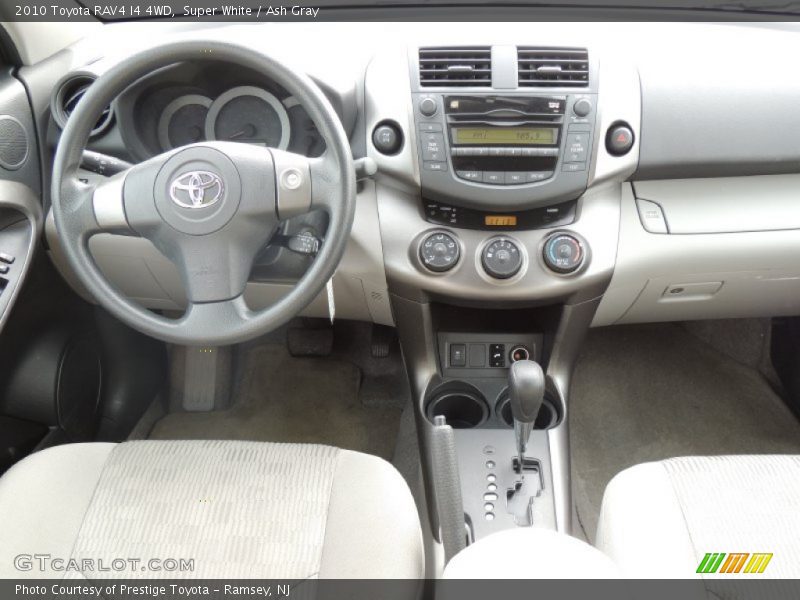 Super White / Ash Gray 2010 Toyota RAV4 I4 4WD