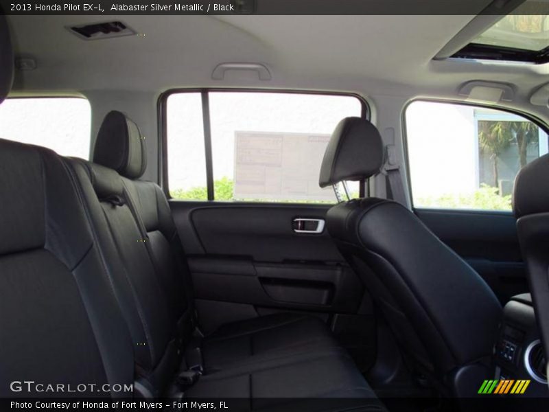 Alabaster Silver Metallic / Black 2013 Honda Pilot EX-L