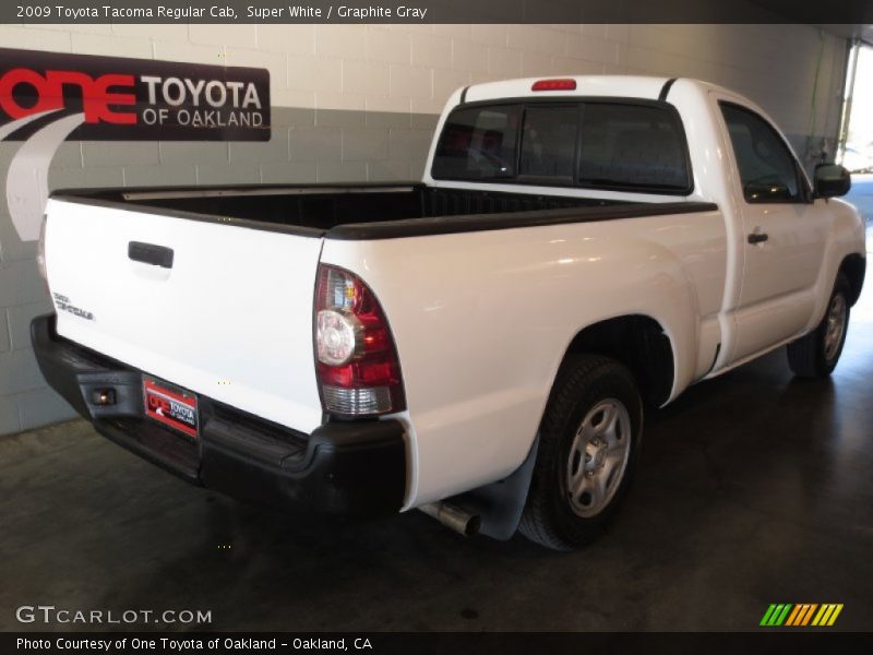 Super White / Graphite Gray 2009 Toyota Tacoma Regular Cab