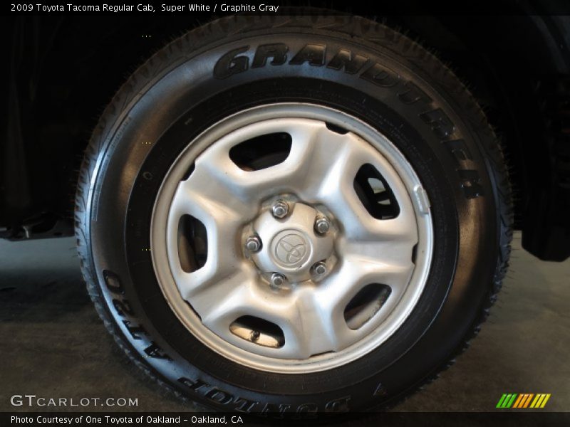 Super White / Graphite Gray 2009 Toyota Tacoma Regular Cab