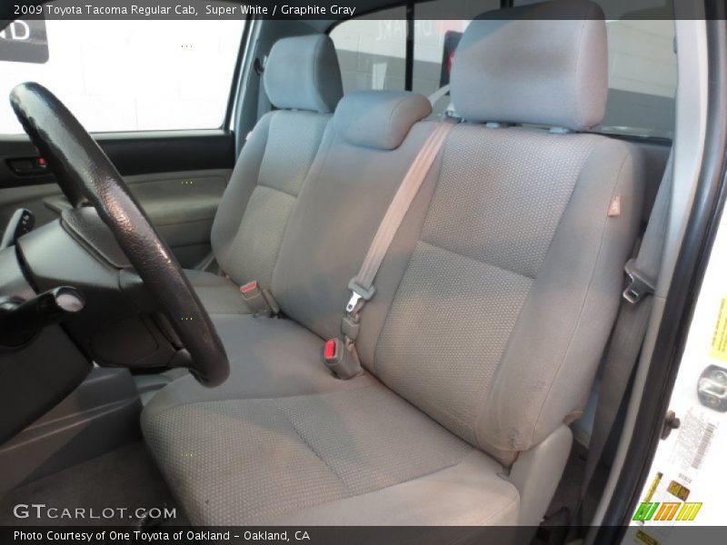 Super White / Graphite Gray 2009 Toyota Tacoma Regular Cab
