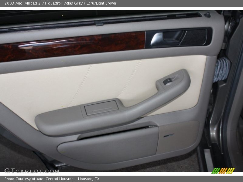 Atlas Gray / Ecru/Light Brown 2003 Audi Allroad 2.7T quattro