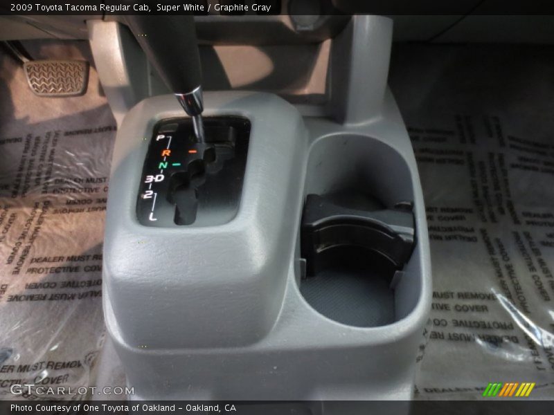 Super White / Graphite Gray 2009 Toyota Tacoma Regular Cab
