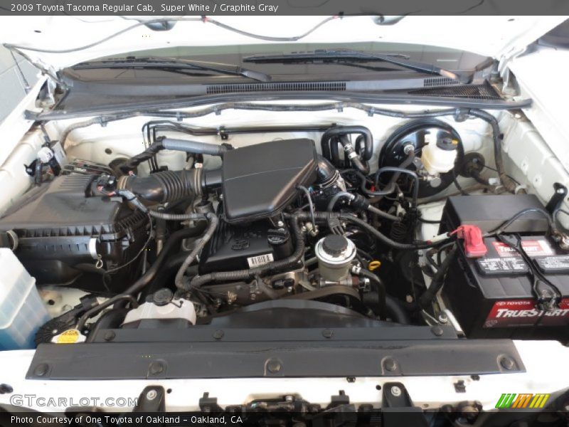 Super White / Graphite Gray 2009 Toyota Tacoma Regular Cab