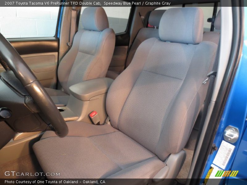 Speedway Blue Pearl / Graphite Gray 2007 Toyota Tacoma V6 PreRunner TRD Double Cab