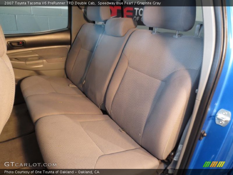 Speedway Blue Pearl / Graphite Gray 2007 Toyota Tacoma V6 PreRunner TRD Double Cab