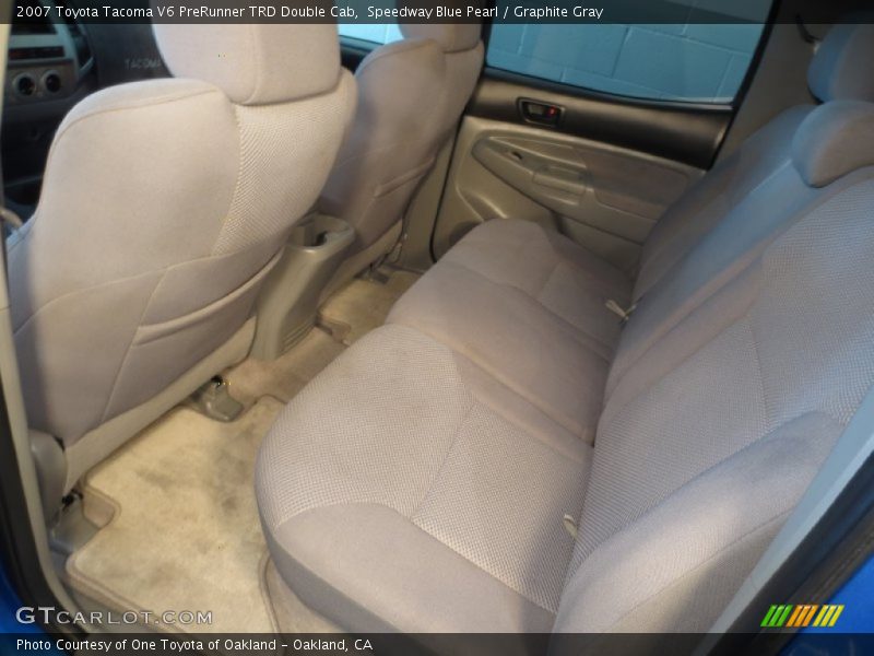 Speedway Blue Pearl / Graphite Gray 2007 Toyota Tacoma V6 PreRunner TRD Double Cab