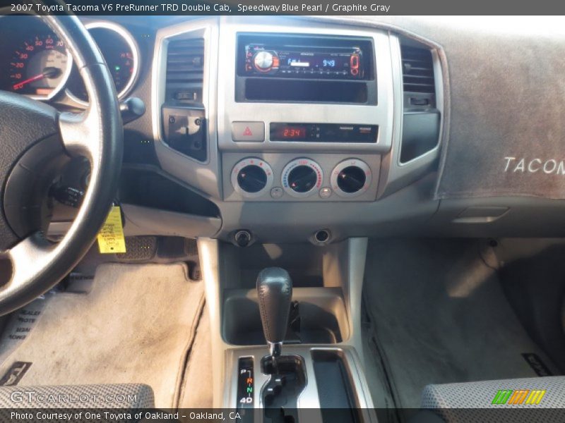 Speedway Blue Pearl / Graphite Gray 2007 Toyota Tacoma V6 PreRunner TRD Double Cab