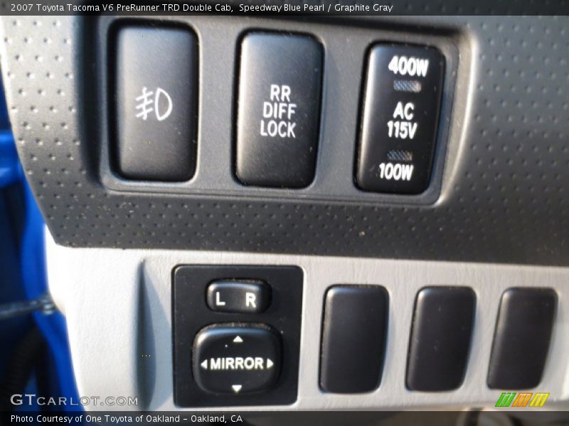 Speedway Blue Pearl / Graphite Gray 2007 Toyota Tacoma V6 PreRunner TRD Double Cab