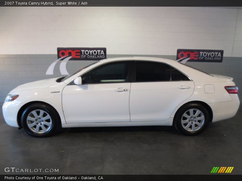 Super White / Ash 2007 Toyota Camry Hybrid