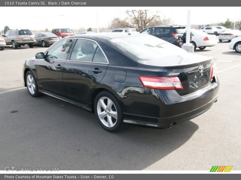 Black / Dark Charcoal 2010 Toyota Camry SE