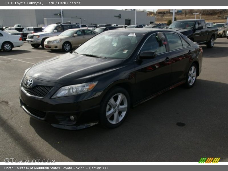 Black / Dark Charcoal 2010 Toyota Camry SE