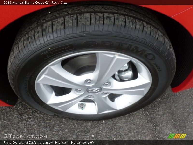 Red / Gray 2013 Hyundai Elantra Coupe GS